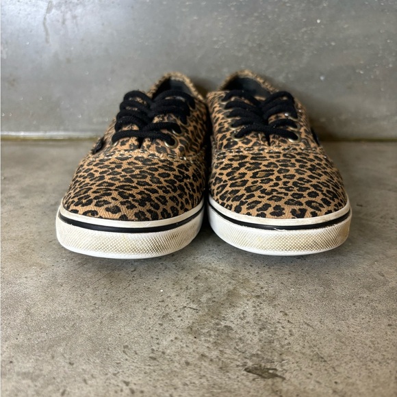 Vans Leopard Authentic Shoes Size M5.5 / W7 Leopard Print Excellent Condition - Picture 6 of 13